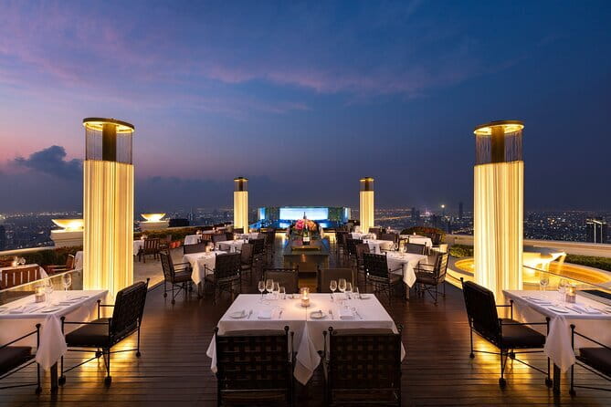Sirocco: A Rooftop Culinary Journey at Lebua - Arriving at Bangkok’s famous rooftop restaurant