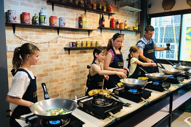 Thai cooking class experience in Bangkok with Tingly Thai cooking school - A clean, practical Bangkok kitchen
