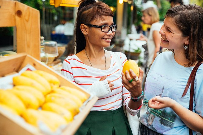 The 10 Tastings of Bangkok: Private Street Food Tour - Satay, peanut sauce, and the market’s farmer stalls
