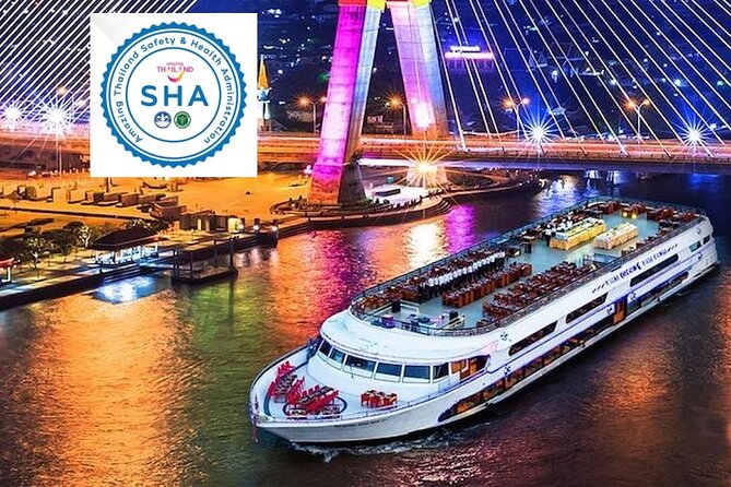 The White Orchid: Chao Phraya Dinner Cruise Experience - Boarding a large riverboat
