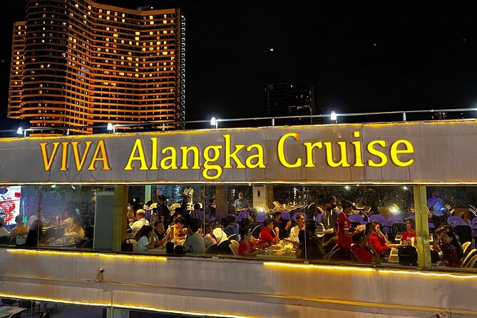 VIVA Alangka River Cruise: Dining & Cabaret Delight - Bangkok landmarks from the Chao Phraya